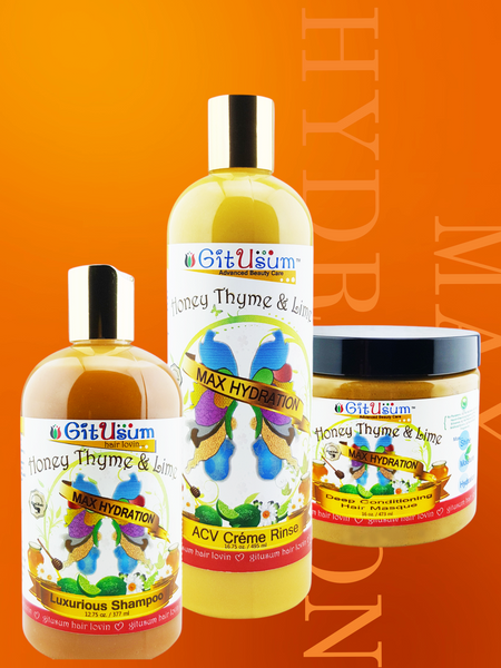 GitUsum Advanced Beauty Care Honey Thyme and Lime Hair Care Collection